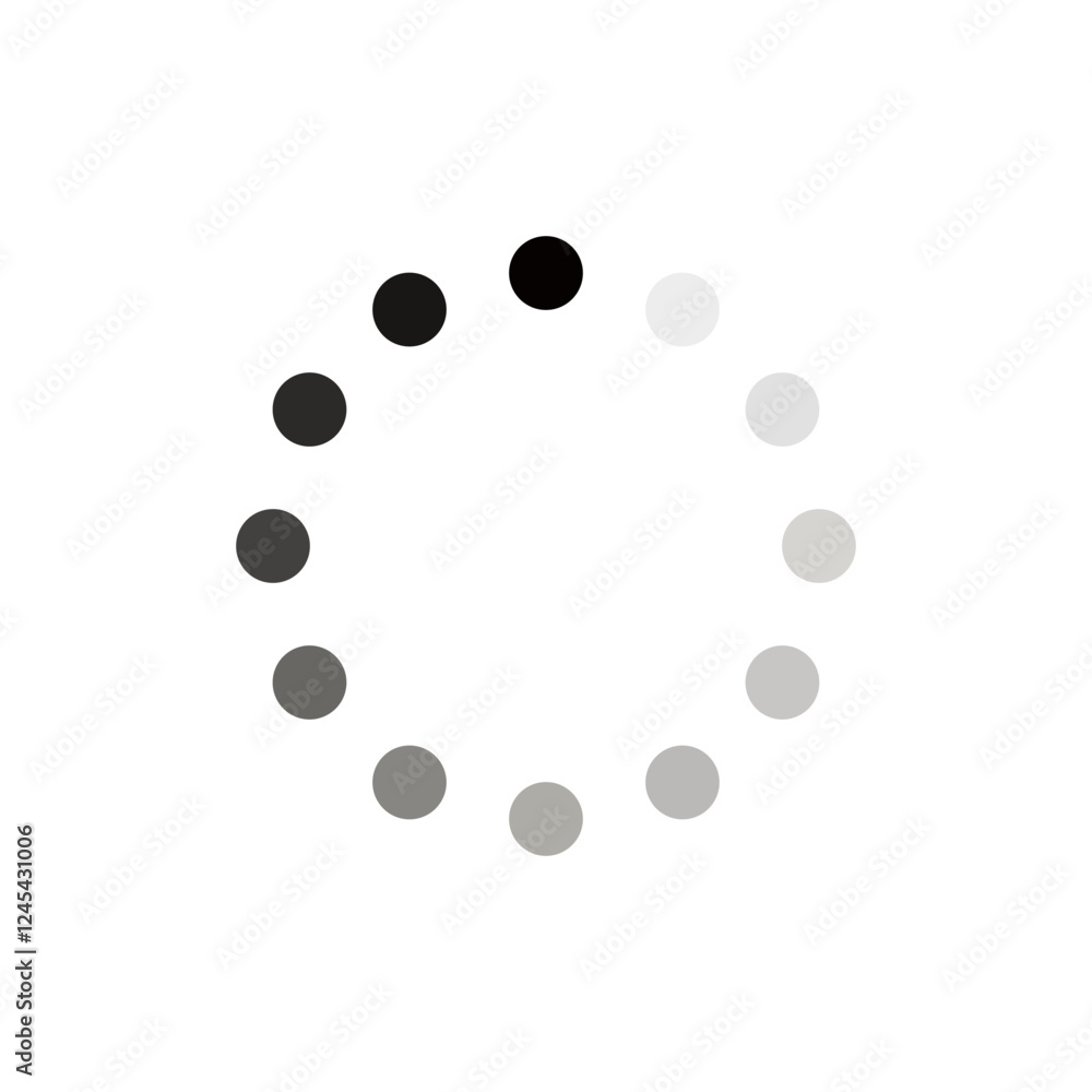 Aufkleber loading bar progress icon .loading bar icons. website load bar vector icon set, circle loader collec