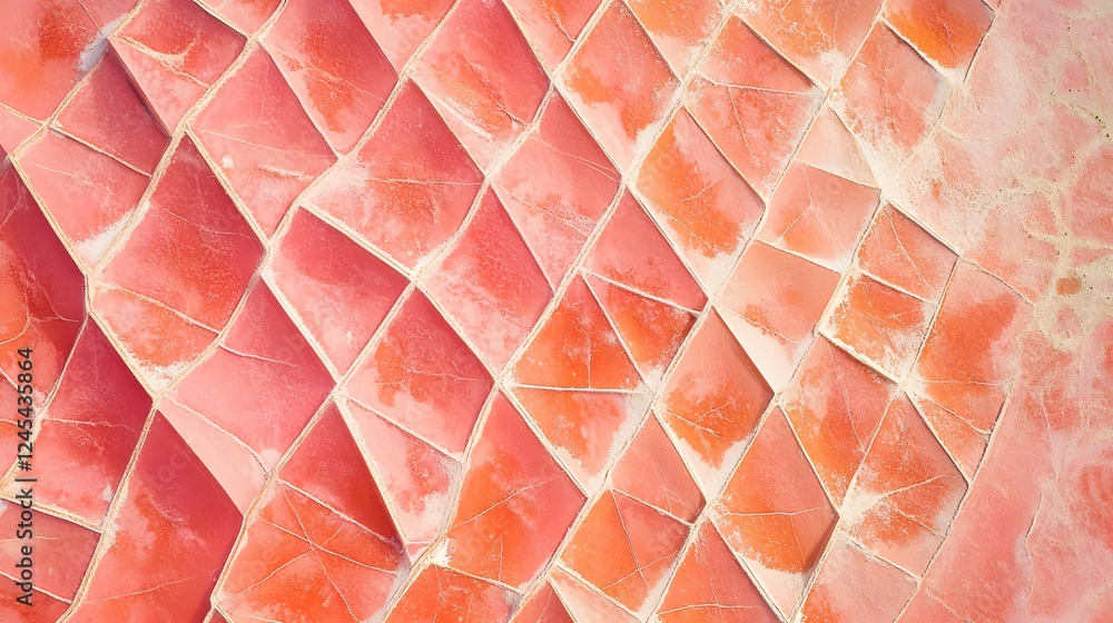 Poster abstract textured pattern, vibrant pink and orange hues creating a dynamic backdrop, ideal for moder