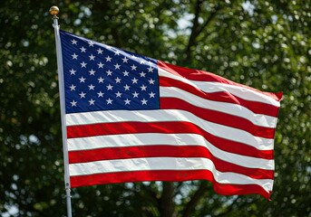 beautiful american or usa flag