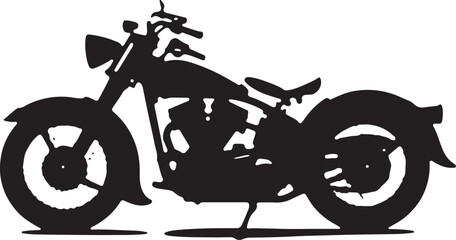 Fototapeta premium modified motorbike, cruise motorbike, black silhouette, custom bike, chopper silhouette, cruiser bike, shadow rider, road king, vintage cruiser, black beast, retro motorbike, dark cruiser, silhouette 