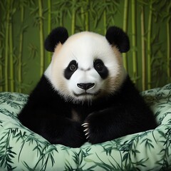Obraz premium March social media holidays panda day