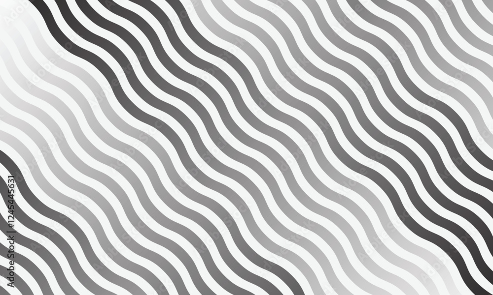 Poster abstract simple gradient oblique smooth wave line pattern can be used background.