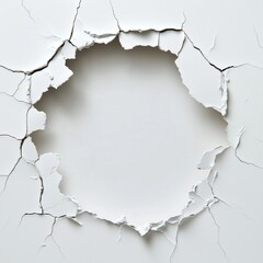 Cracked Wall Circle Hole