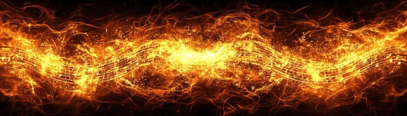 Fiery energy stream, abstract background, website design