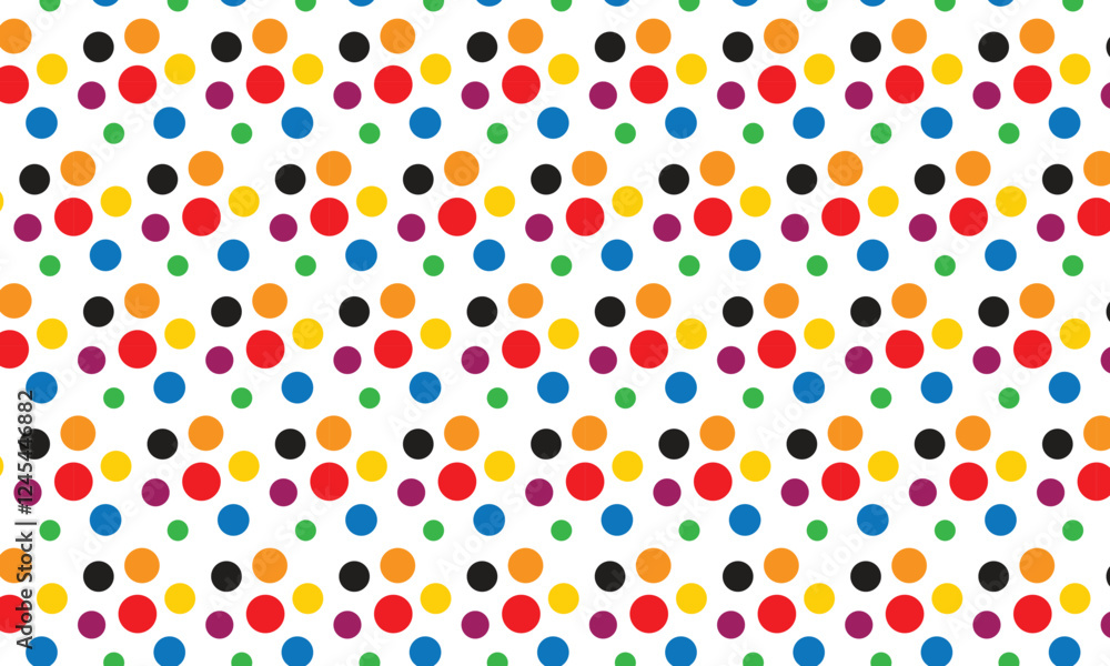 Poster abstract simple coloring dot pattern can be used background.
