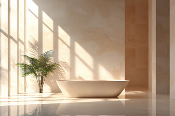 Fototapeta premium spa-inspired bathroom for newlyweds