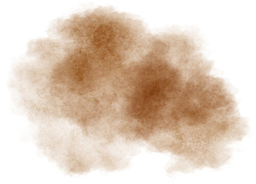Watercolor stain decoration. Abstract watercolor brush texture for design element