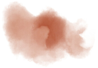 Fototapeta premium Watercolor stain decoration. Abstract watercolor brush texture for design element