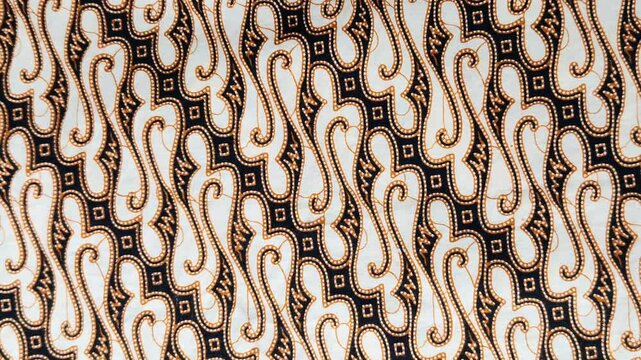 Parang Motif Written Batik Cloth. Batik cloth is a world heritage originating from Indonesia