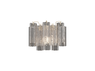 Addis 2 Light Sconce - Elegant Lighting Fixture Against Black Background