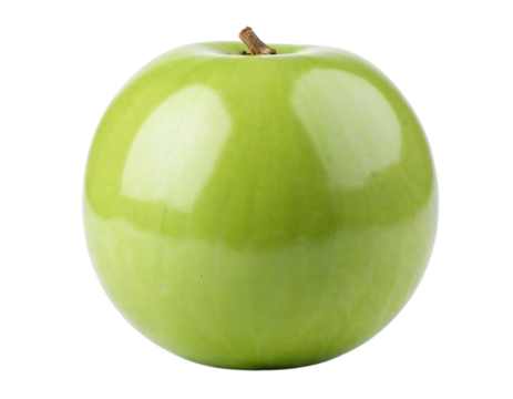 green apple isolated on white