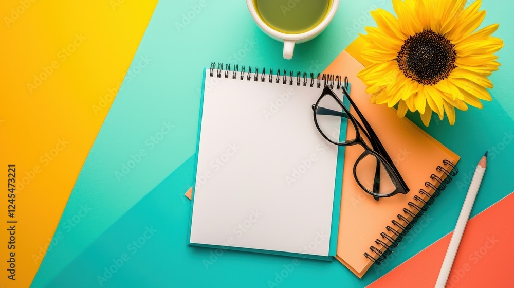 Poster inspirational spaces featuring blank frames for a creative touch.
