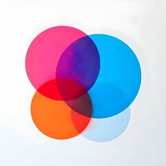 Obraz premium abstract colorful circles