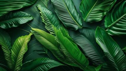 green leaves background