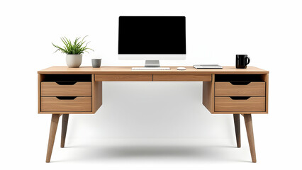 Modern Minimalist Desk Setup