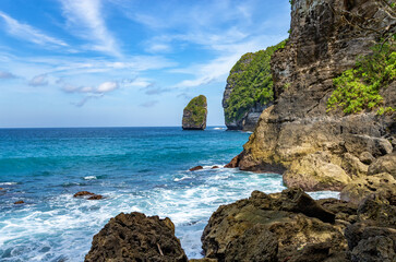Tembeling Beach, Island Nusa Penida, Indonesia, Southeast Asia.
