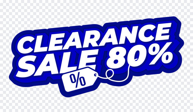 Clearance Sale Design For Creative Campaign
