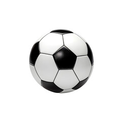 Fototapeta premium Classic black and white soccer ball 