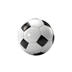 Fototapeta premium Classic black and white soccer ball 