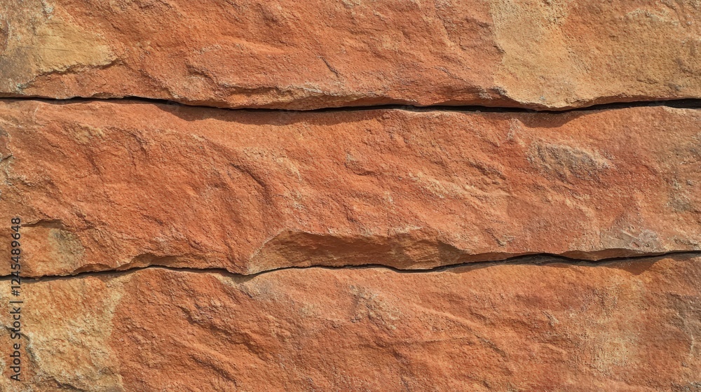 Poster close-up texture of red rock surface capturing natural elements and intriguing patterns for artistic