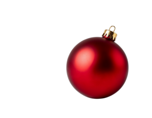 red christmas bauble