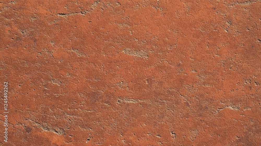 Poster detailed texture of red surface with subtle variations, highlighting natural elements, roughness, an