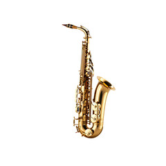 Sleek Saxophone with Polished Brass
