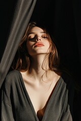 Subtle elegance in portraits promoting self-empowerment.