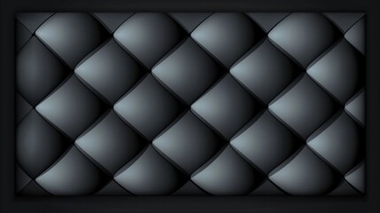 Black tufted upholstery texture background