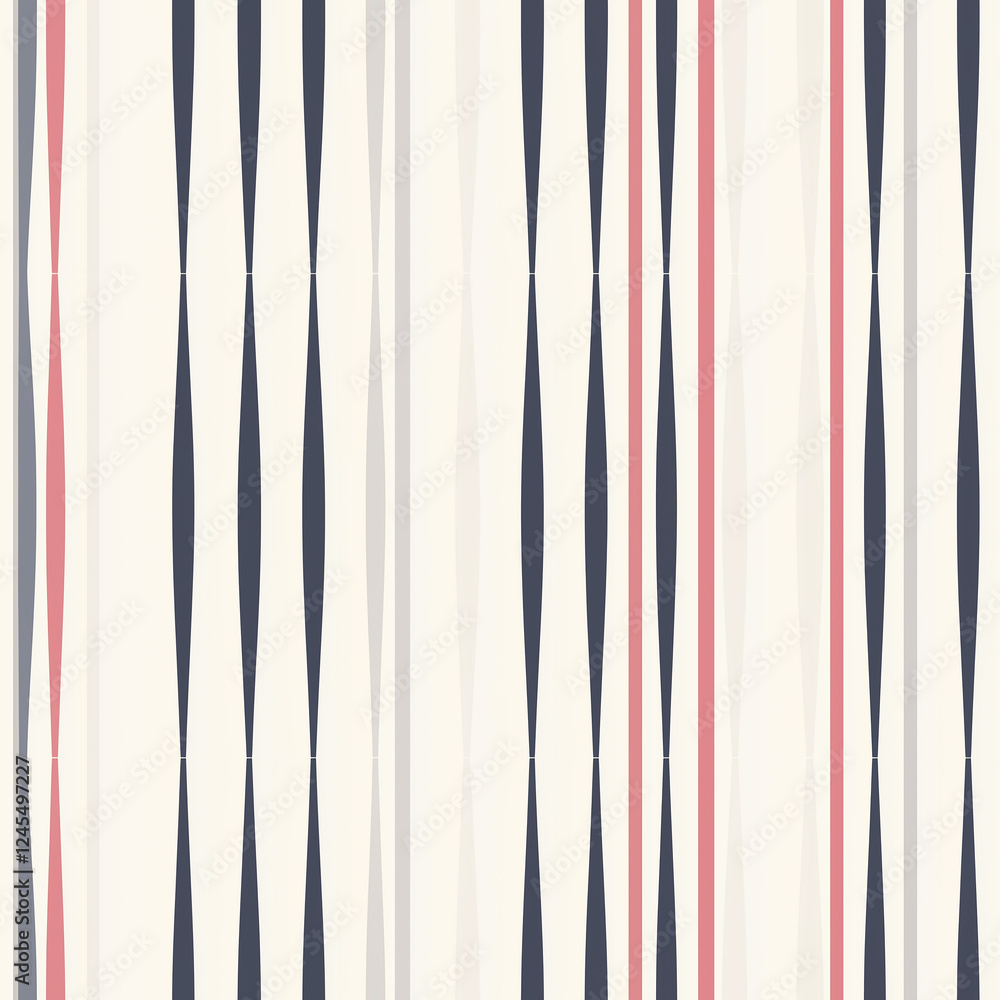 Poster striped fabric pattern with alternating colors in a modern design.