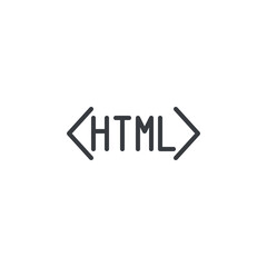 HTML Tag line icon