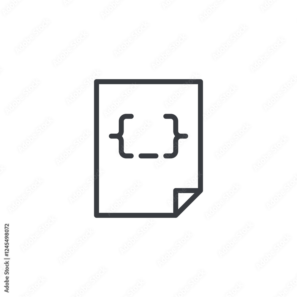 Poster css stylesheet line icon