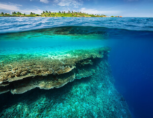 Fototapeta premium 海底の地層