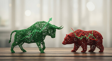 Bull and Bear Market: A Visual Representation of Stock Market Trends
