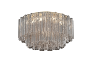 Addis 7 Light Flush - Elegant Lighting Fixture Against Black Background