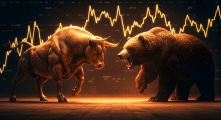 Bull vs Bear: A Stock Market Showdown