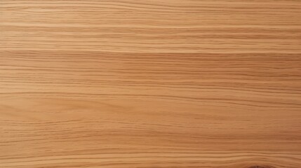Fototapeta premium Close-Up View of Smooth, Light Brown Wood Surface with Natural Grain Patterns and Textures Ideal for Backgrounds or Design ProjectsOak surface texture. Wood texture. Oak veneer.