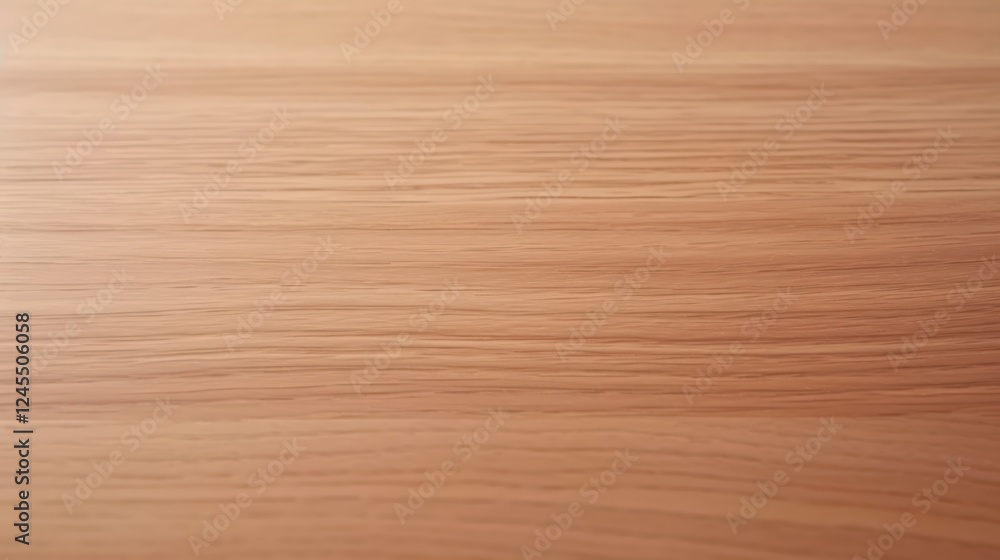 Poster close-up view of a smooth and natural wood surface displaying subtle grain patterns and textures for