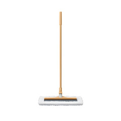 Floor Mop with Wooden Handle and Microfiber