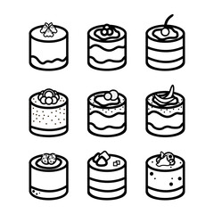 Cake icons