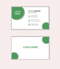 Minimal Individual Business Card Layout