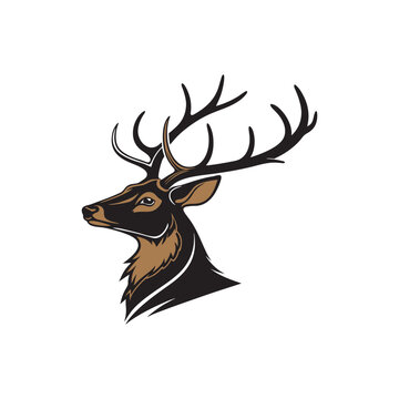 silhouette of a deer