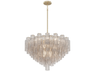 Addis 16 Light Chandelier - Elegant Lighting Fixture Against white Background