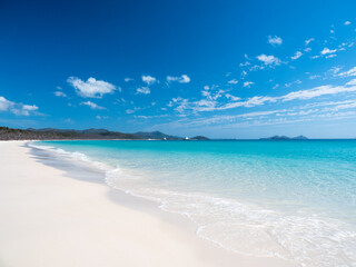 Shoreline at Whitehaven Beach in the Whitsundays