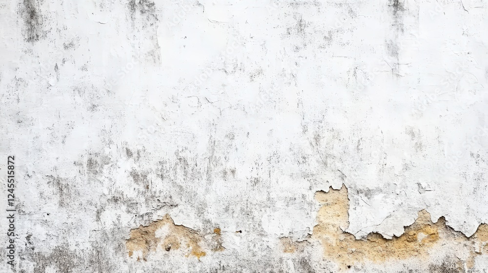 Poster worn white background with textured surface and distressed features ideal for artistic and creative 