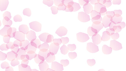 花びらが散るピンクの花の背景