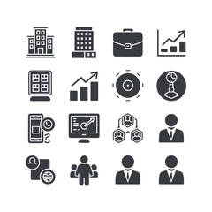 Modern Business and Finance Icons