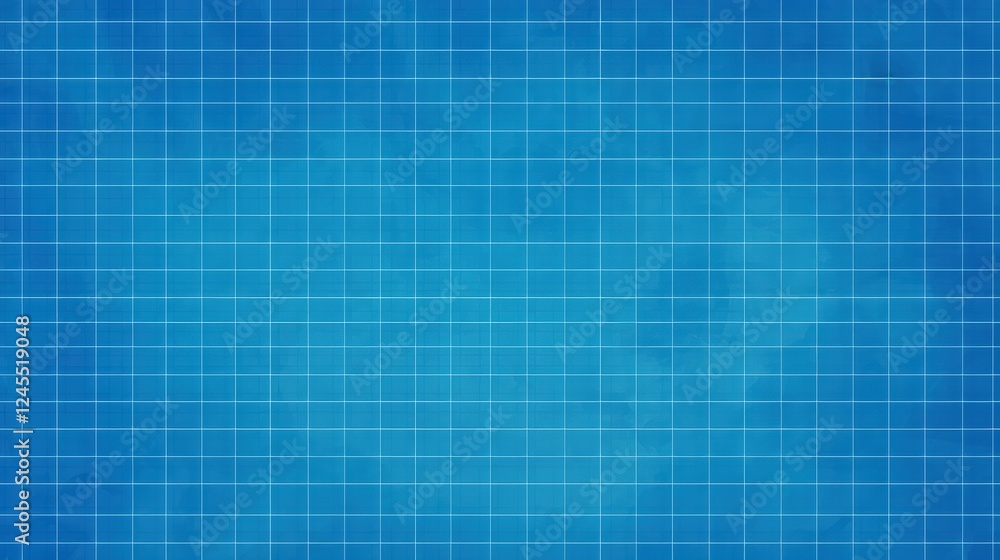 Poster a subtle blue blueprint background with grid pattern ideal for creative projects, presentations, or 