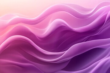 Obraz premium Abstract Purple Fabric Waves Flowing Softly