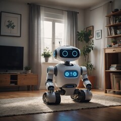Leonardo_Kino_XL_A_cute_AI_assistant_robot_helping_in_daily_ch_0